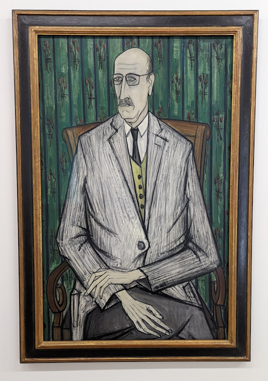 Portrait of Karl Im Obersteg by Bernard Buffet, 1954