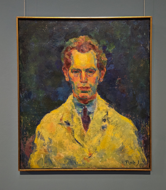 Self Portrait by Jospeh Floch, 1922